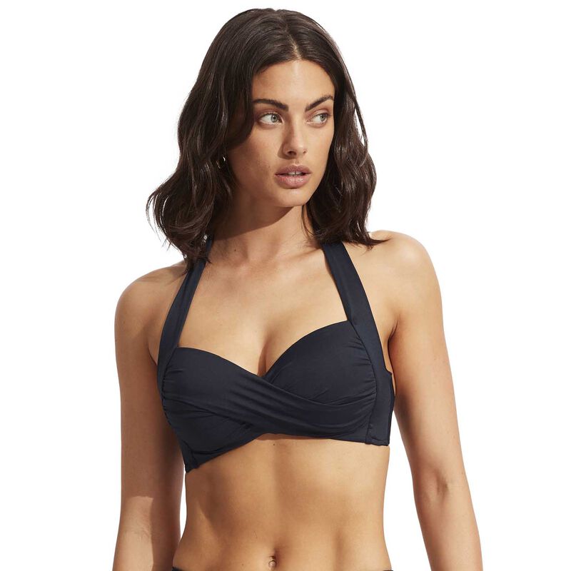 Seafolly Twist Soft Cup Halter image number 0